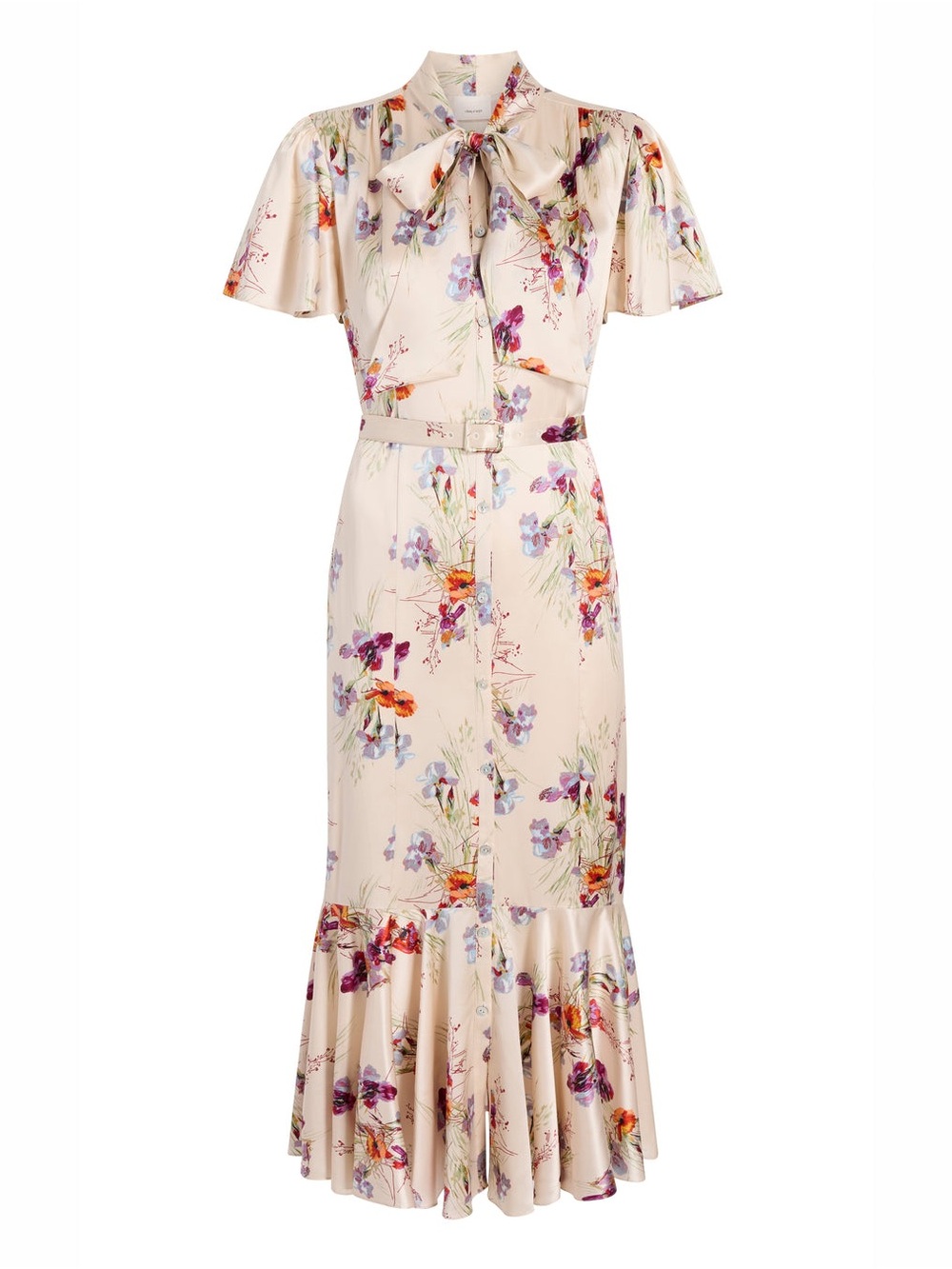 Cinq à Sept Iris Bouquet Willow Dress Oatmilk Multi Floral NWT Size 10 - Picture 3 of 9